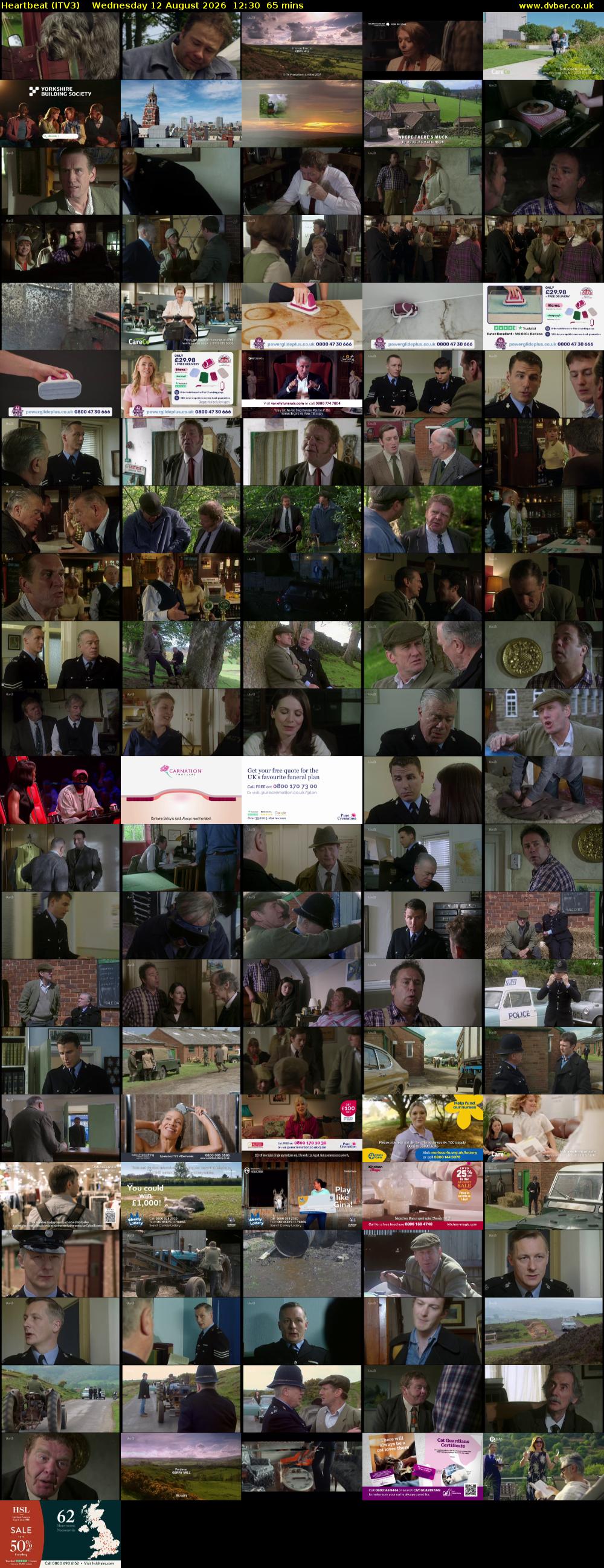 Heartbeat (ITV3) Wednesday 12 August 2026 12:30 - 13:35