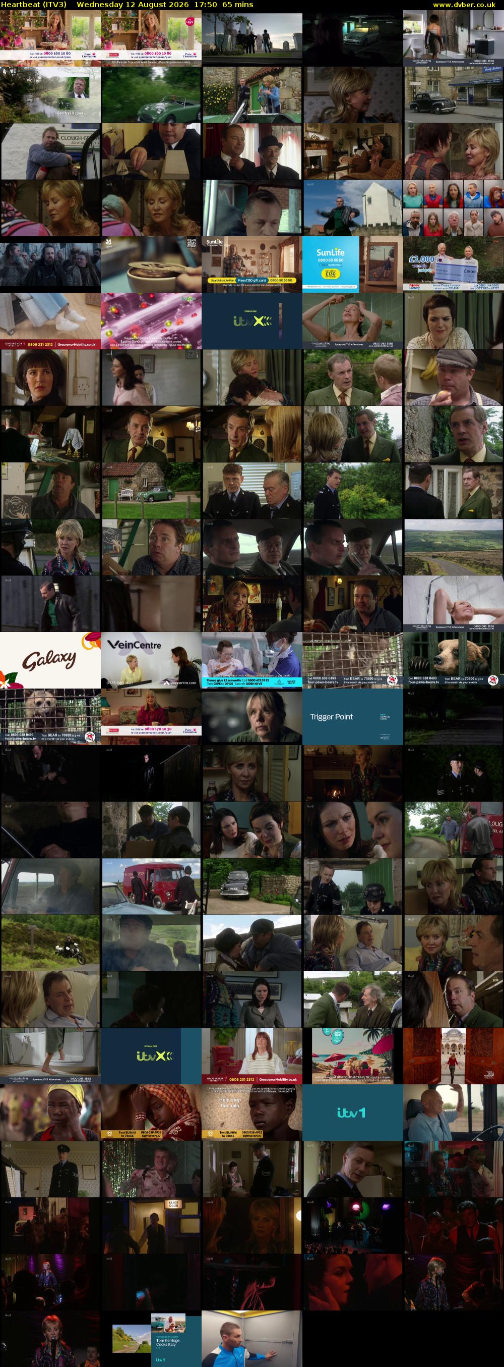 Heartbeat (ITV3) Wednesday 12 August 2026 17:50 - 18:55