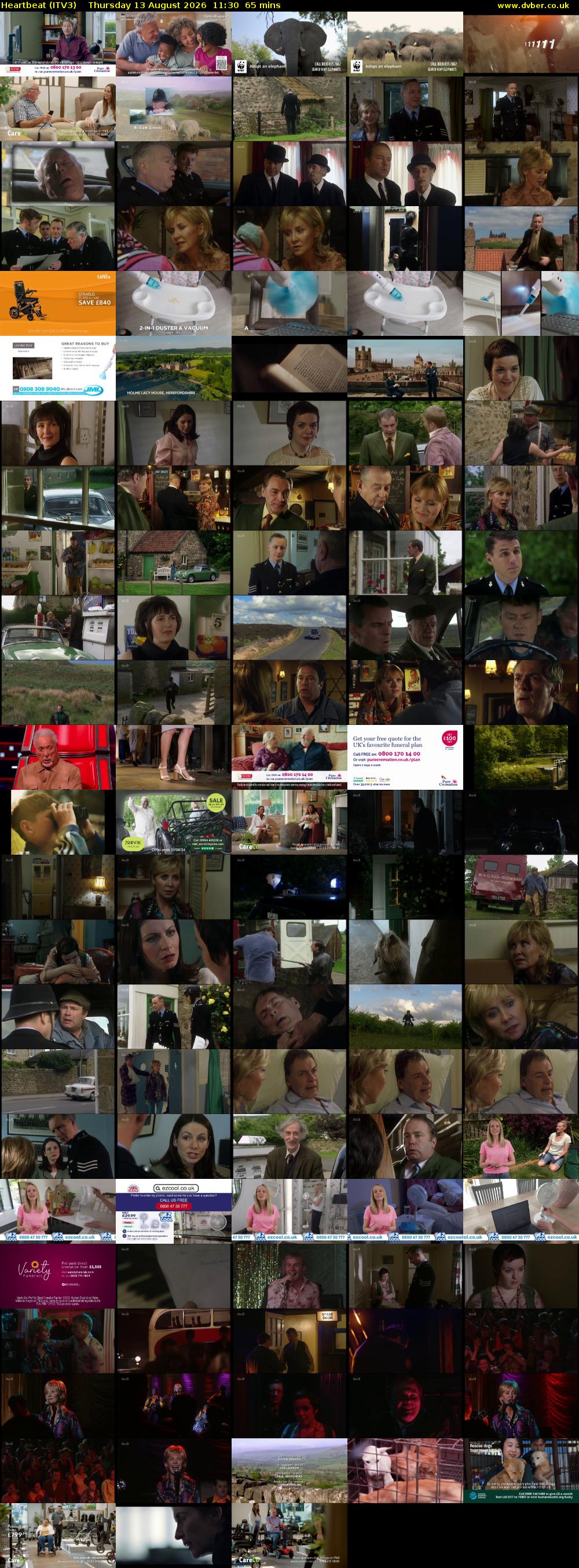 Heartbeat (ITV3) Thursday 13 August 2026 11:30 - 12:35