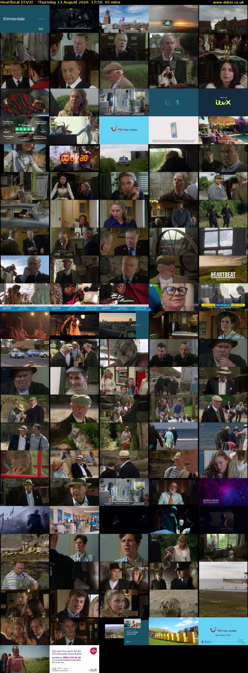 Heartbeat (ITV3) Thursday 13 August 2026 17:50 - 18:55