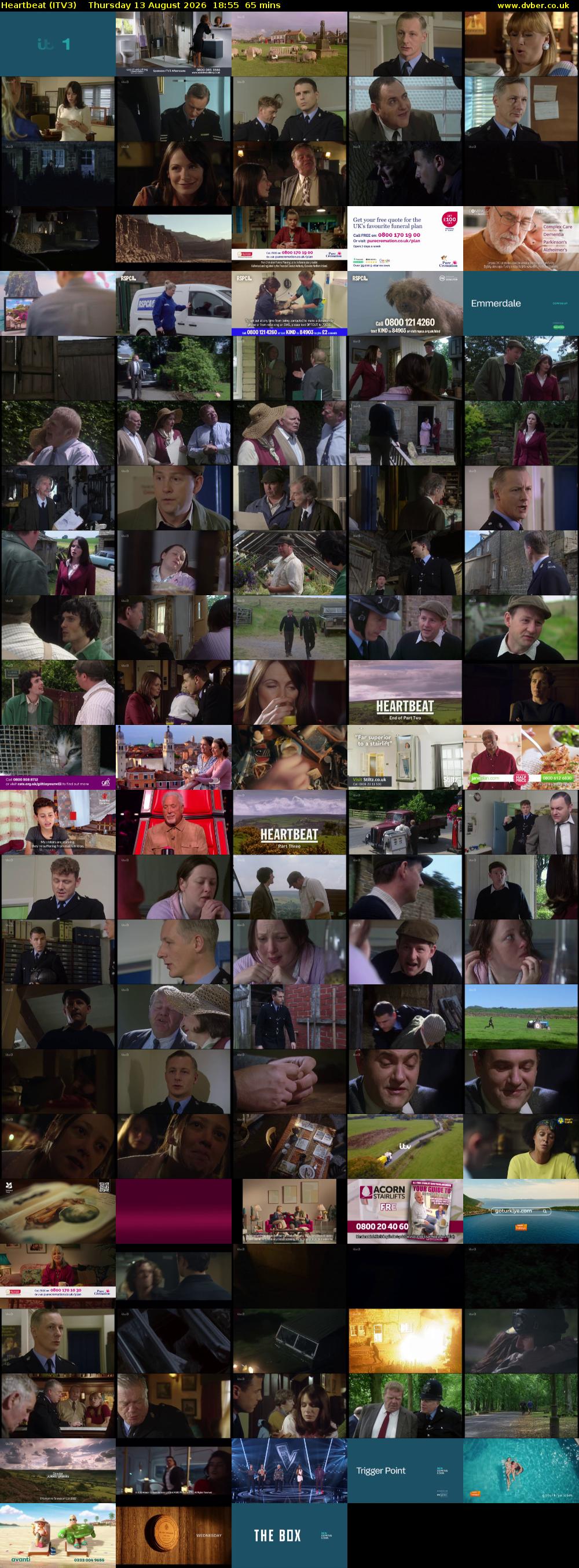 Heartbeat (ITV3) Thursday 13 August 2026 18:55 - 20:00