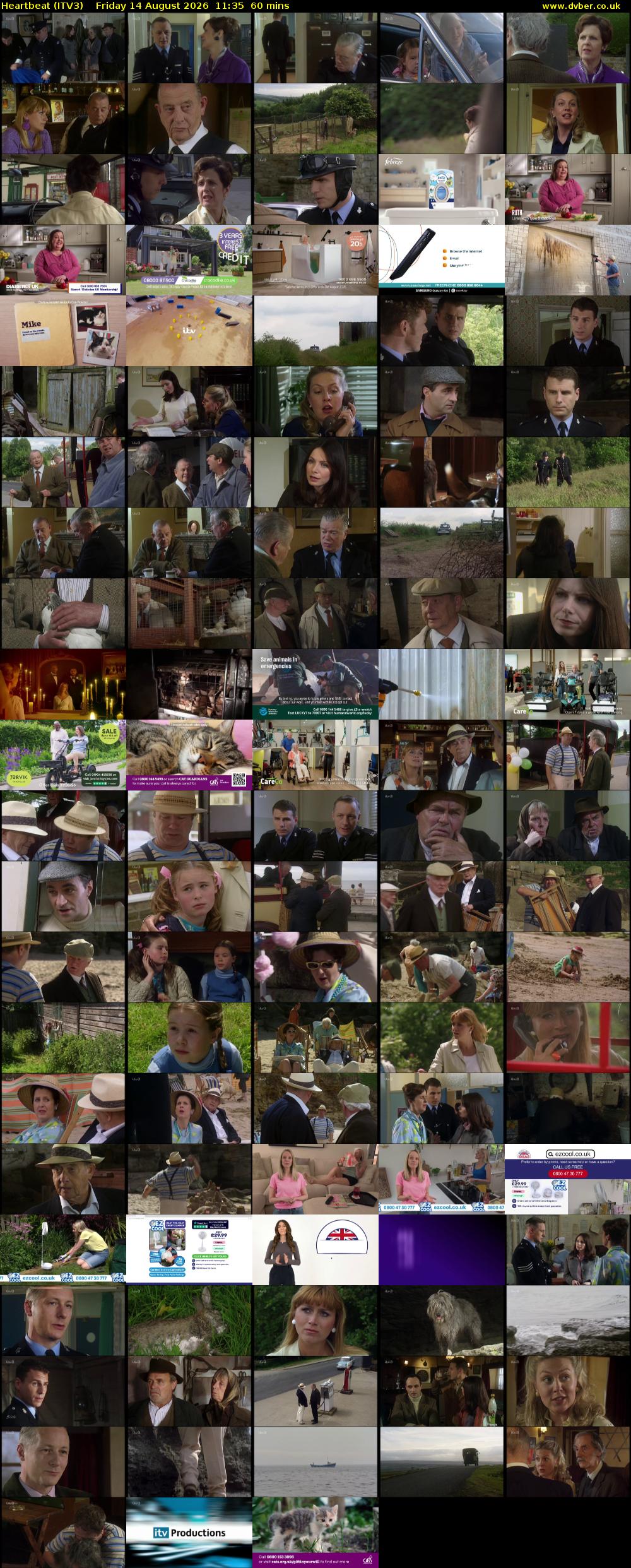 Heartbeat (ITV3) Friday 14 August 2026 11:35 - 12:35