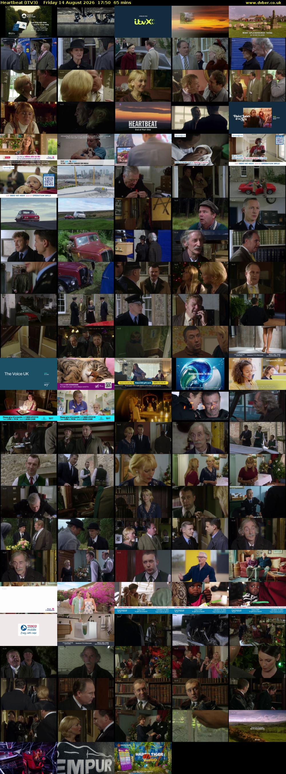 Heartbeat (ITV3) Friday 14 August 2026 17:50 - 18:55