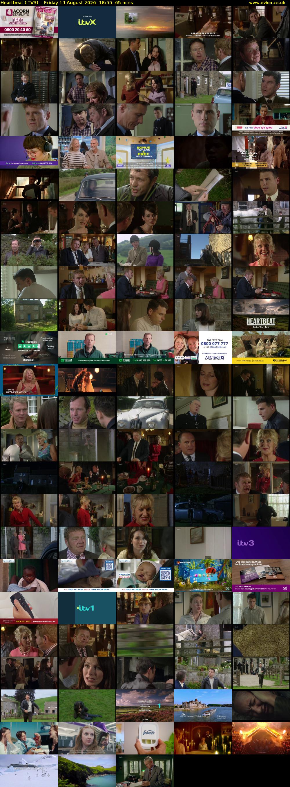 Heartbeat (ITV3) Friday 14 August 2026 18:55 - 20:00