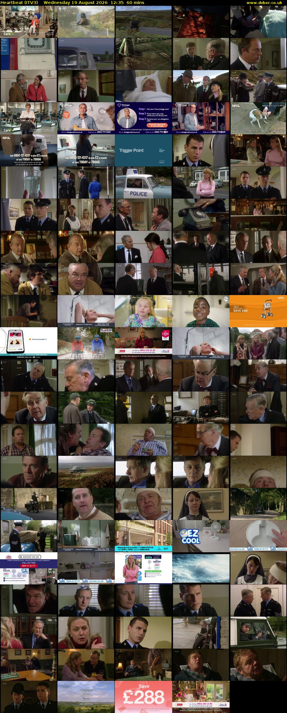 Heartbeat (ITV3) Wednesday 19 August 2026 12:35 - 13:35