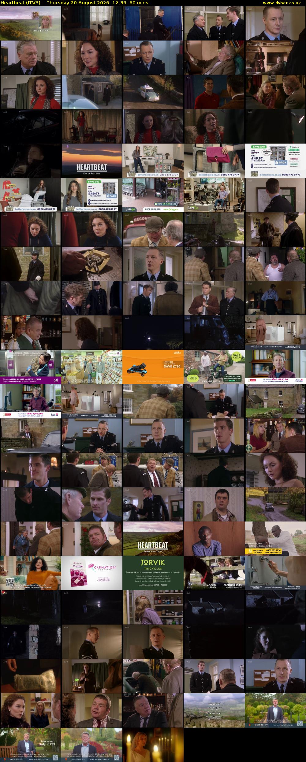 Heartbeat (ITV3) Thursday 20 August 2026 12:35 - 13:35