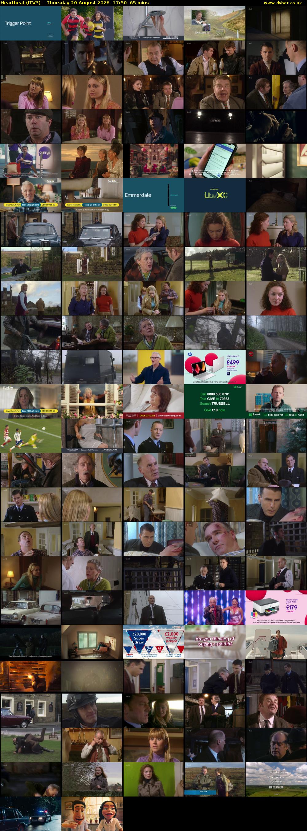 Heartbeat (ITV3) Thursday 20 August 2026 17:50 - 18:55