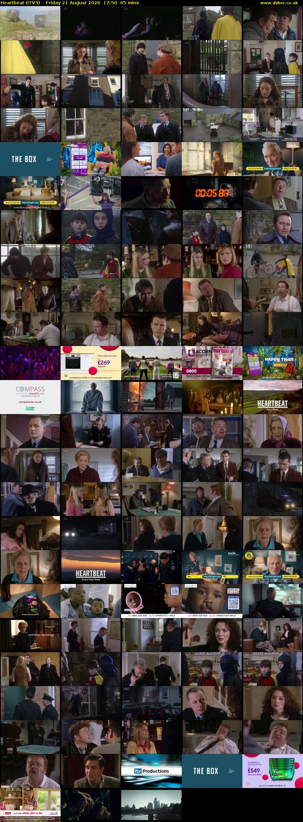 Heartbeat (ITV3) Friday 21 August 2026 17:50 - 18:55