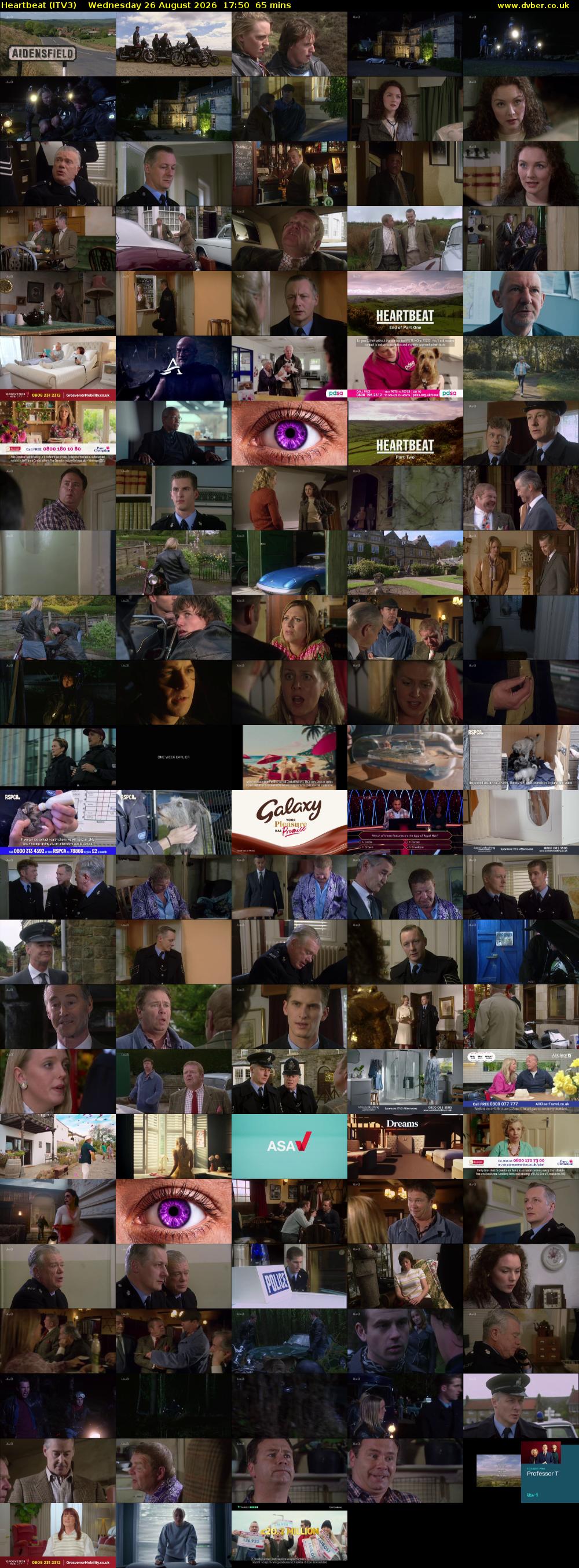 Heartbeat (ITV3) Wednesday 26 August 2026 17:50 - 18:55