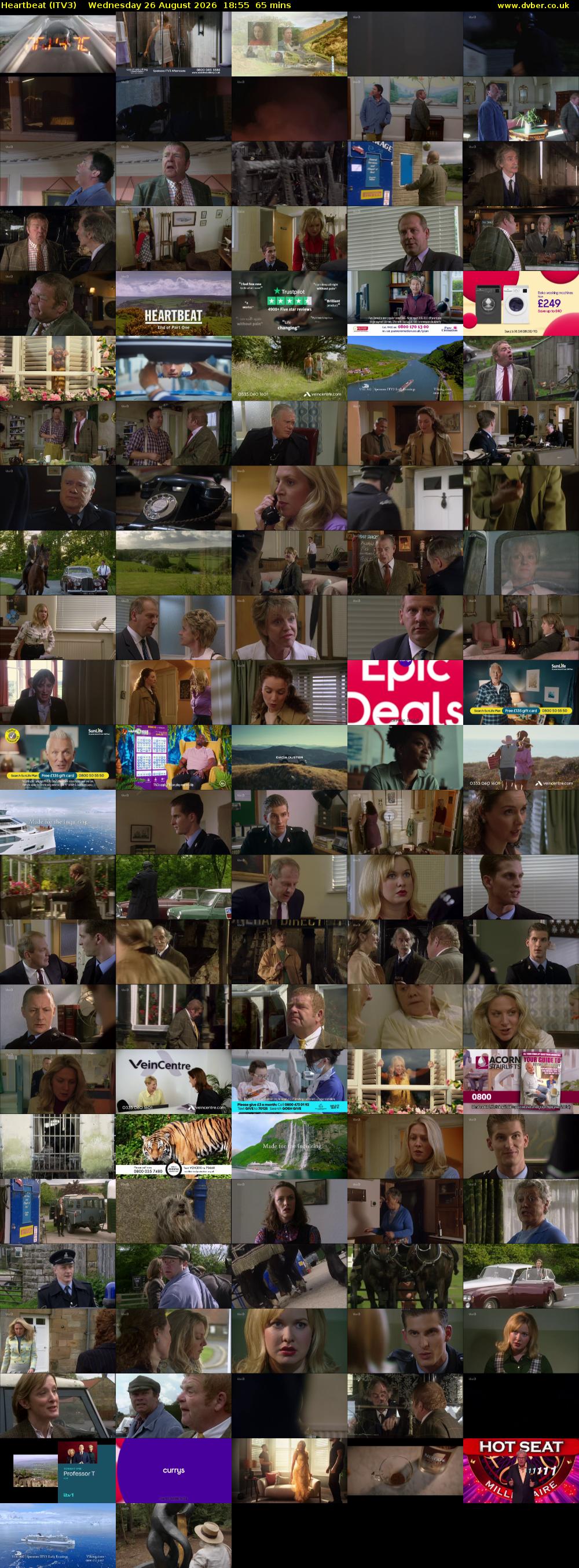 Heartbeat (ITV3) Wednesday 26 August 2026 18:55 - 20:00