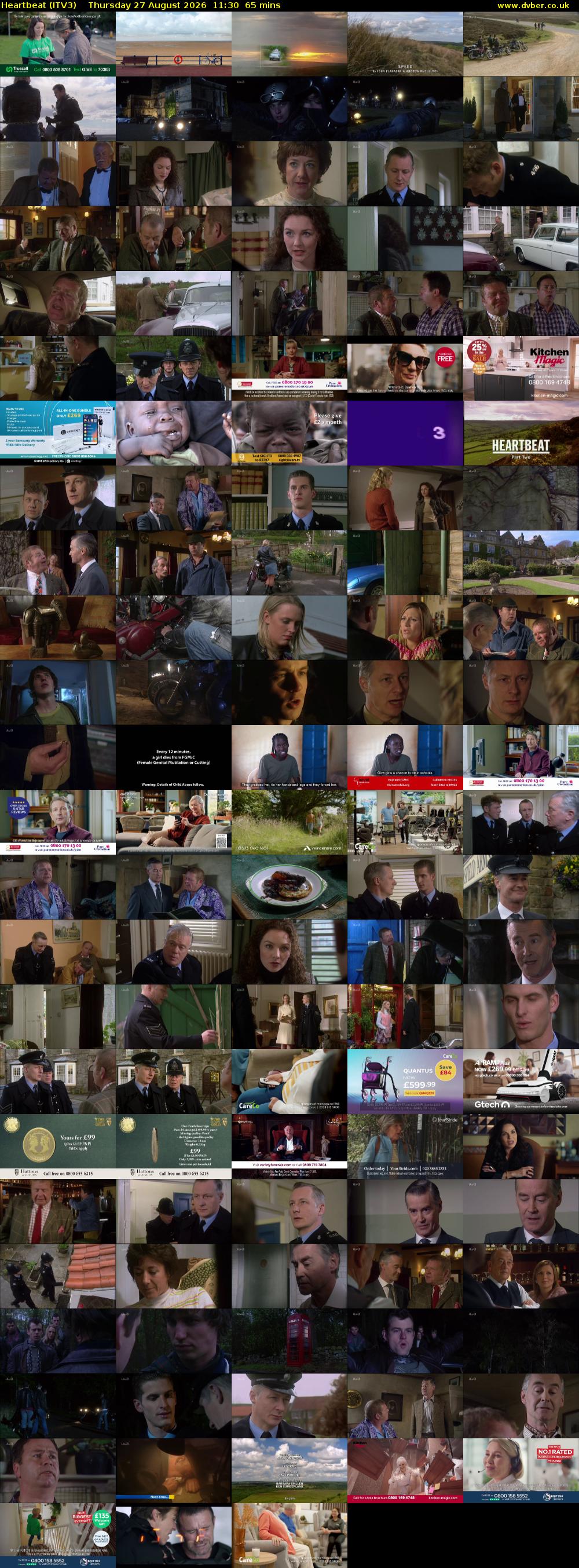 Heartbeat (ITV3) Thursday 27 August 2026 11:30 - 12:35
