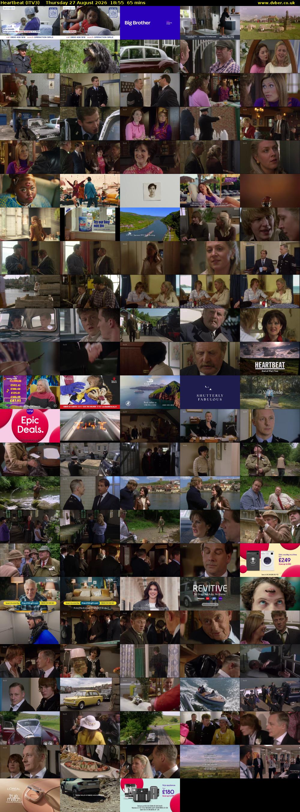 Heartbeat (ITV3) Thursday 27 August 2026 18:55 - 20:00