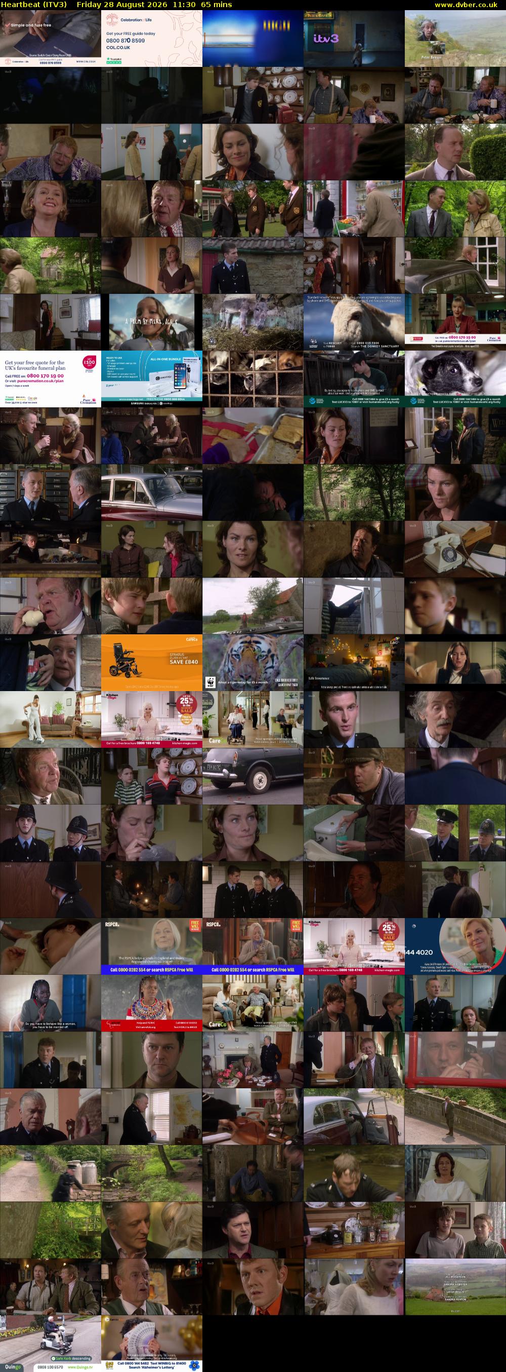 Heartbeat (ITV3) Friday 28 August 2026 11:30 - 12:35