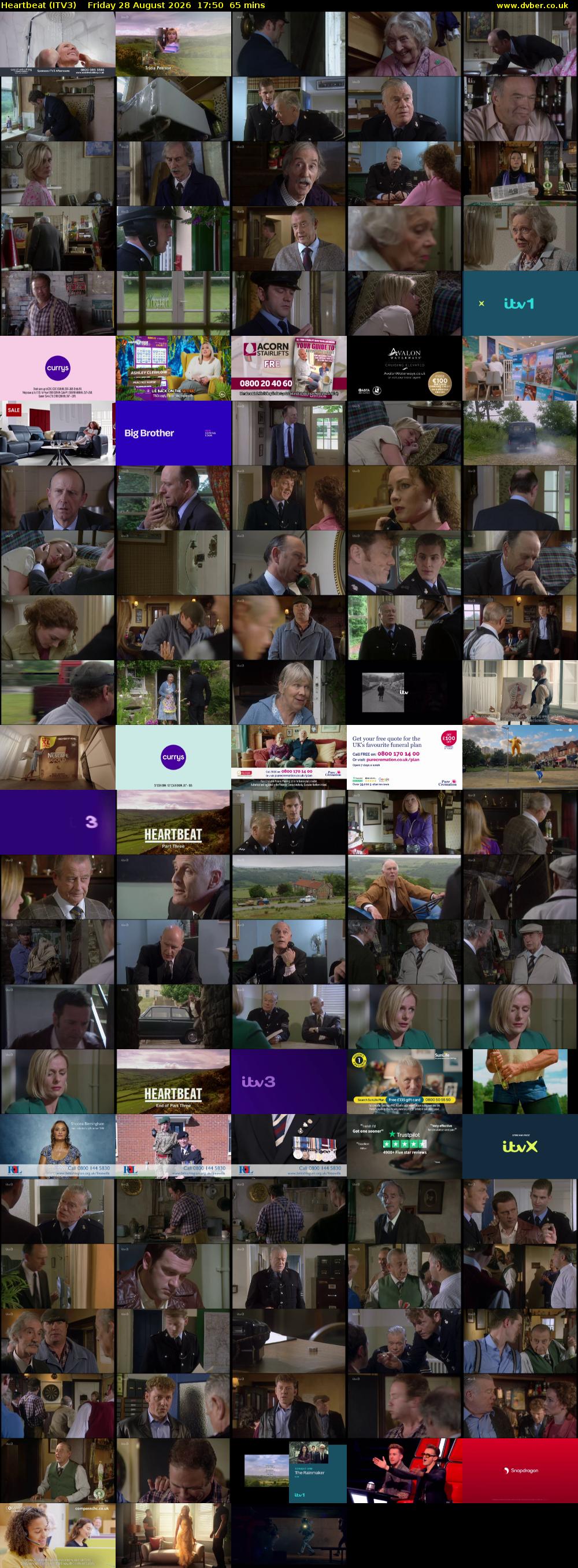 Heartbeat (ITV3) Friday 28 August 2026 17:50 - 18:55