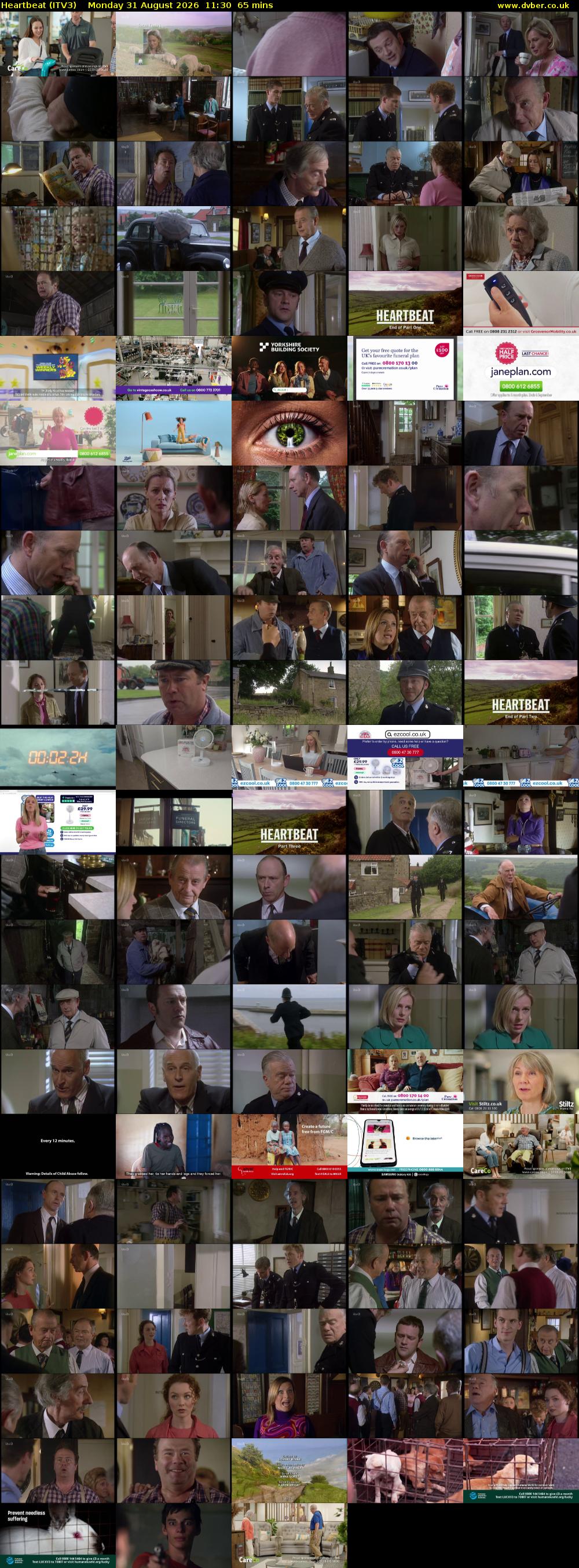 Heartbeat (ITV3) Monday 31 August 2026 11:30 - 12:35