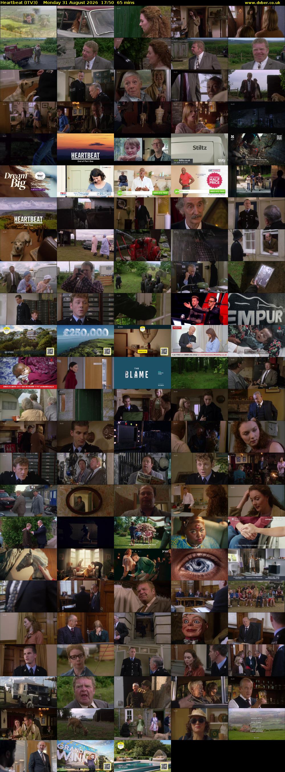 Heartbeat (ITV3) Monday 31 August 2026 17:50 - 18:55
