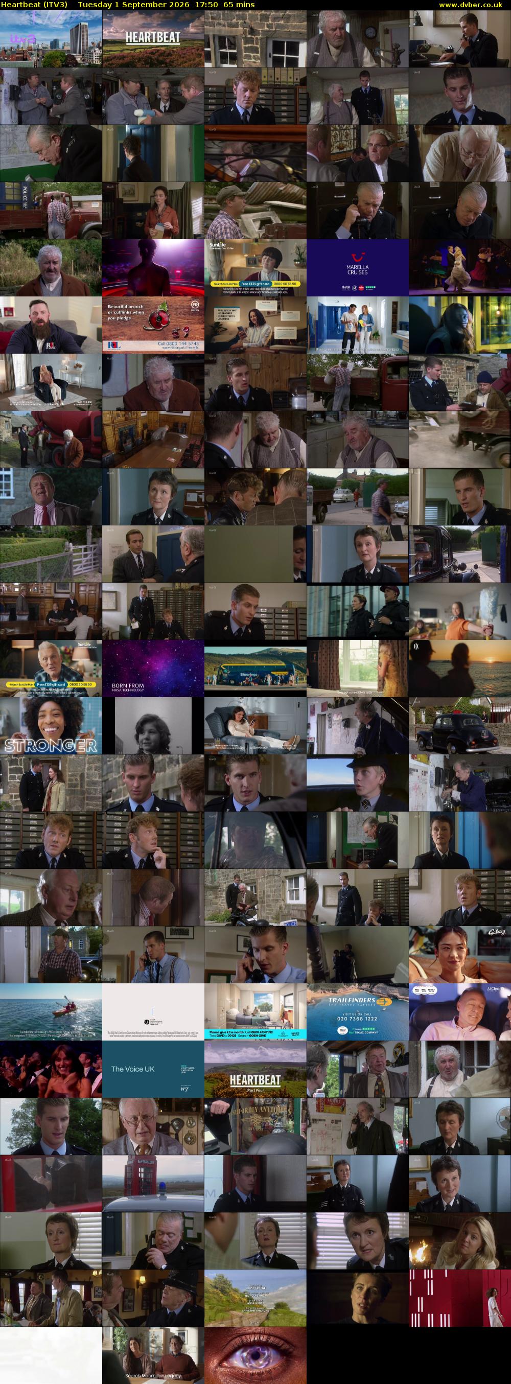 Heartbeat (ITV3) Tuesday 1 September 2026 17:50 - 18:55