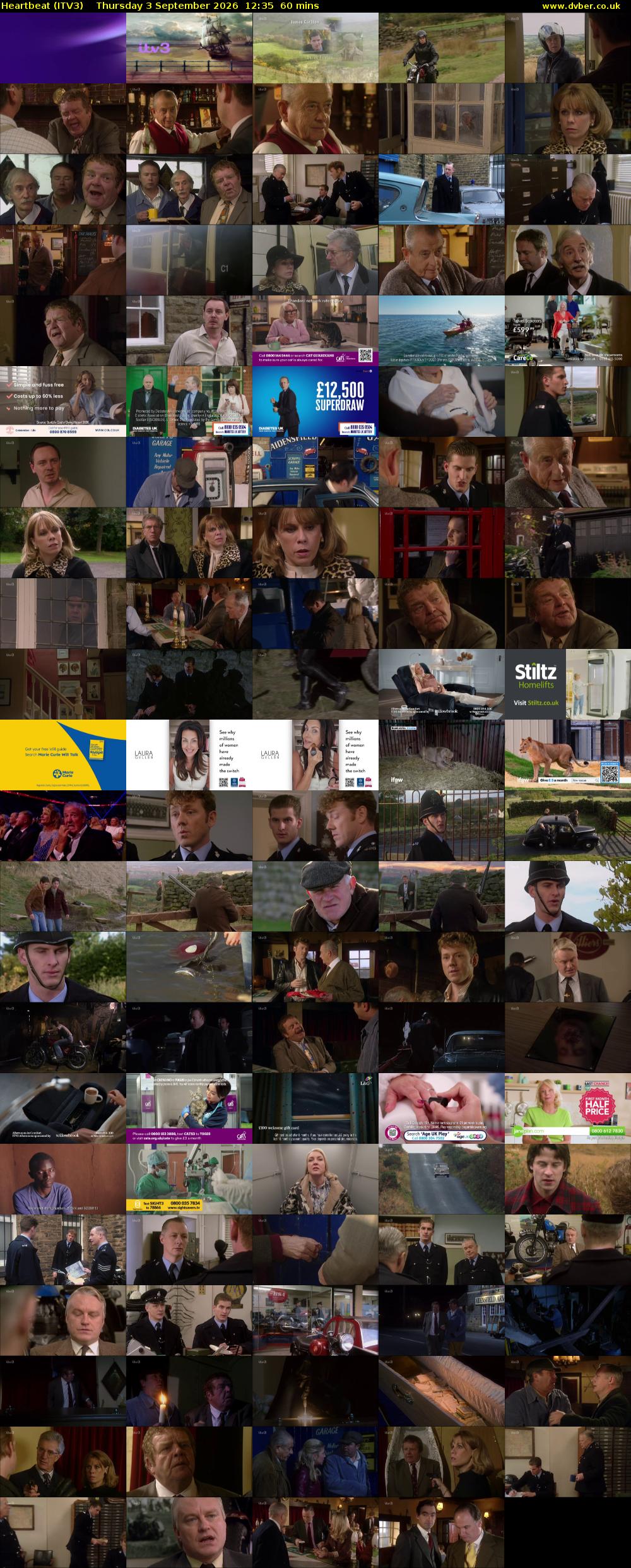 Heartbeat (ITV3) Thursday 3 September 2026 12:35 - 13:35