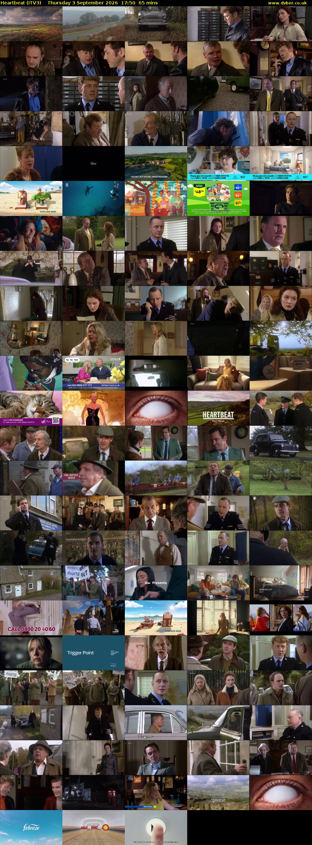 Heartbeat (ITV3) Thursday 3 September 2026 17:50 - 18:55