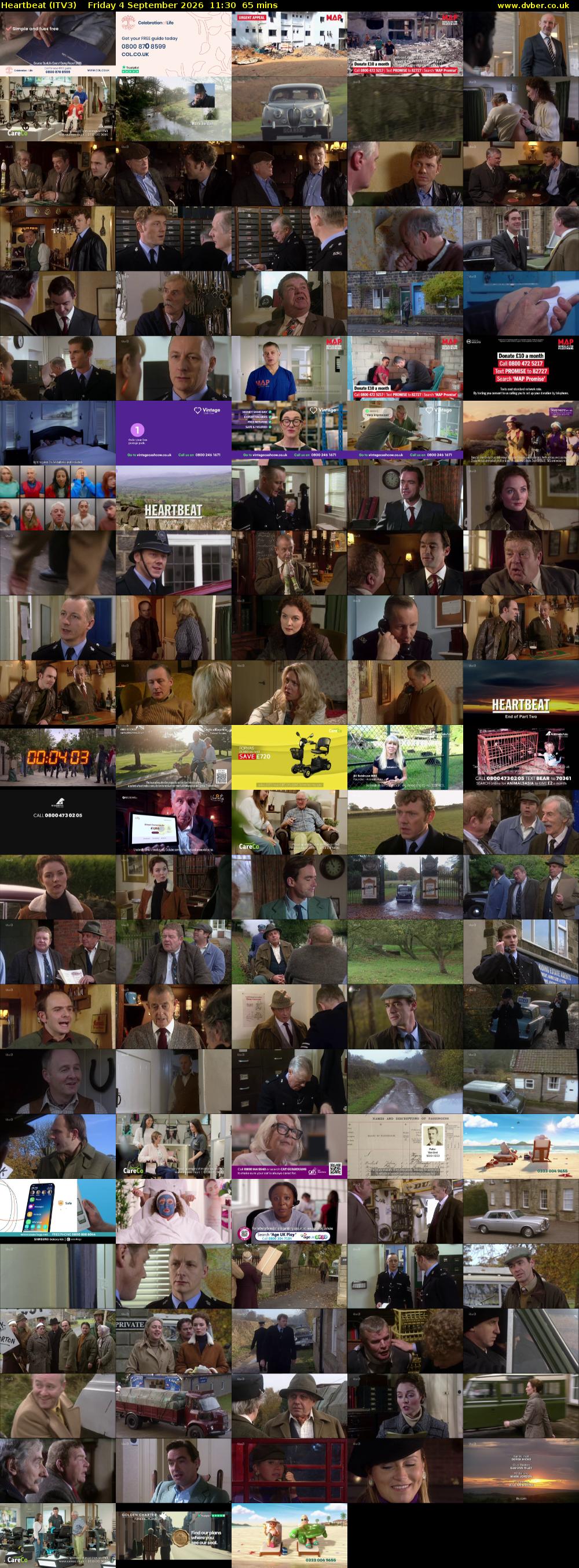Heartbeat (ITV3) Friday 4 September 2026 11:30 - 12:35