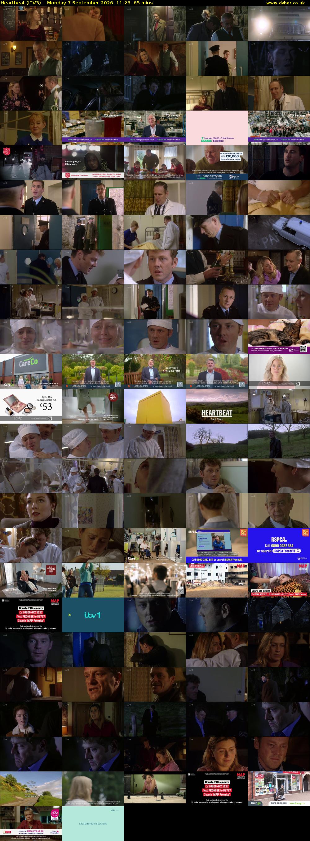 Heartbeat (ITV3) Monday 7 September 2026 11:25 - 12:30