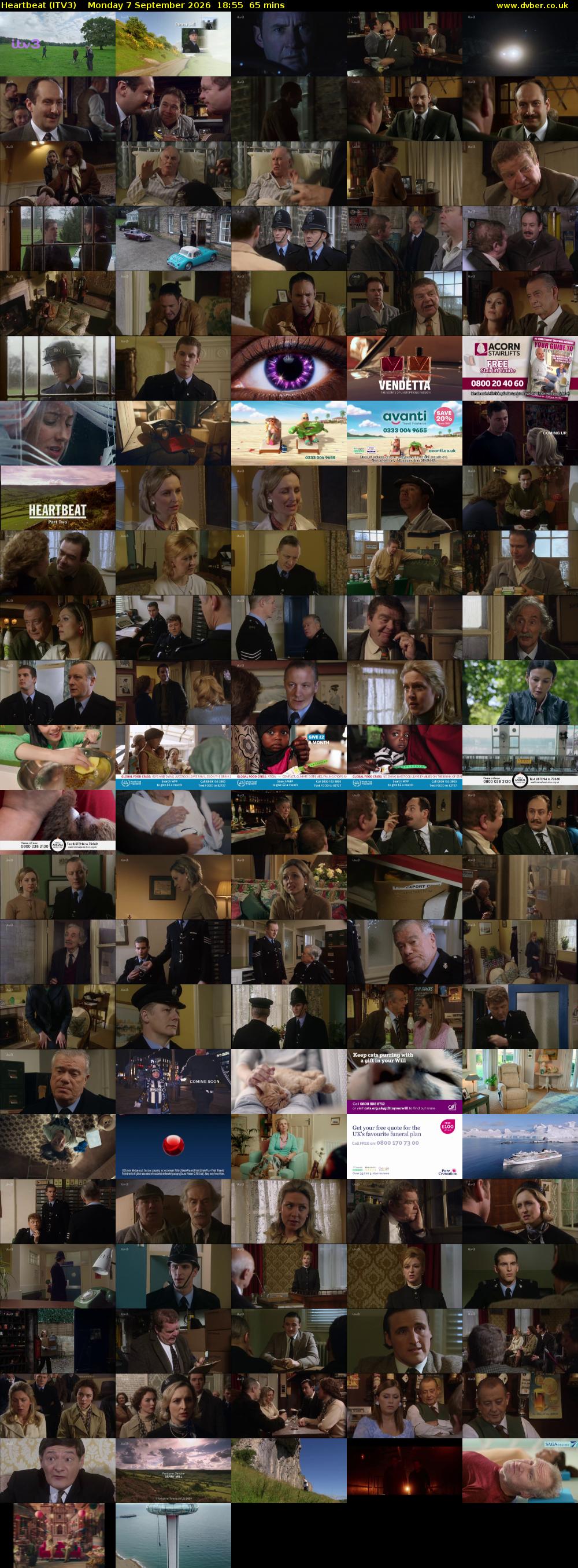 Heartbeat (ITV3) Monday 7 September 2026 18:55 - 20:00