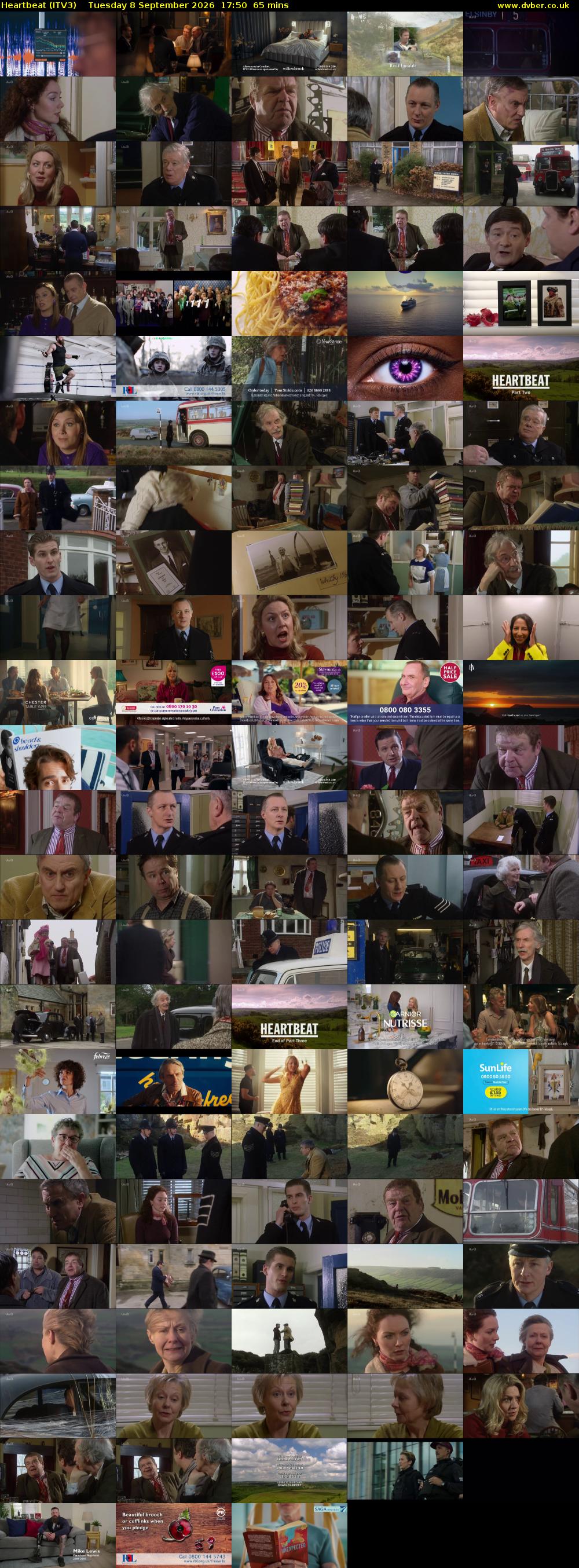 Heartbeat (ITV3) Tuesday 8 September 2026 17:50 - 18:55