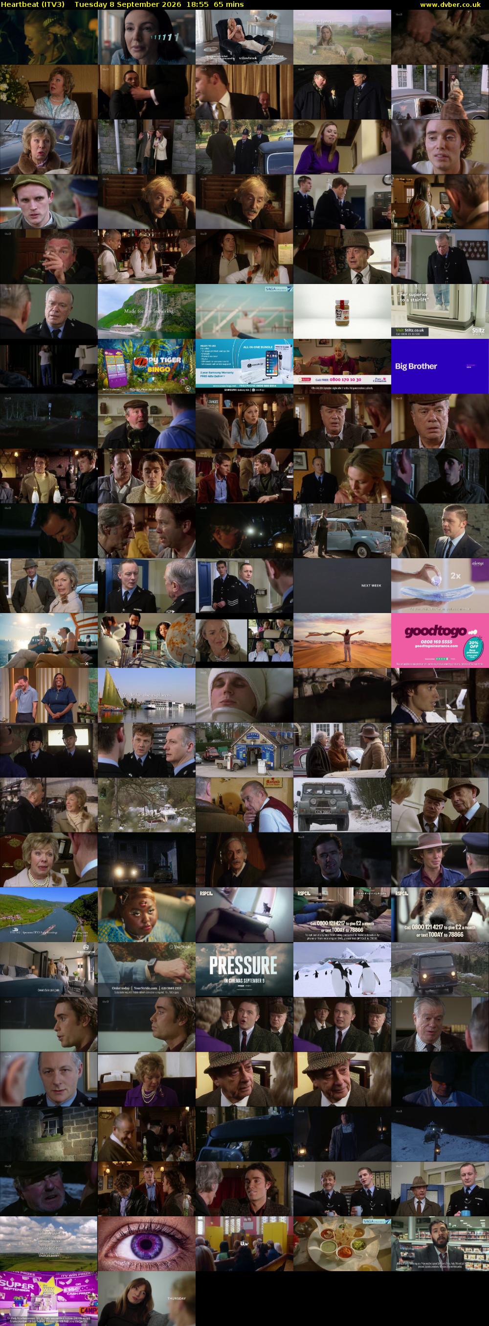 Heartbeat (ITV3) Tuesday 8 September 2026 18:55 - 20:00