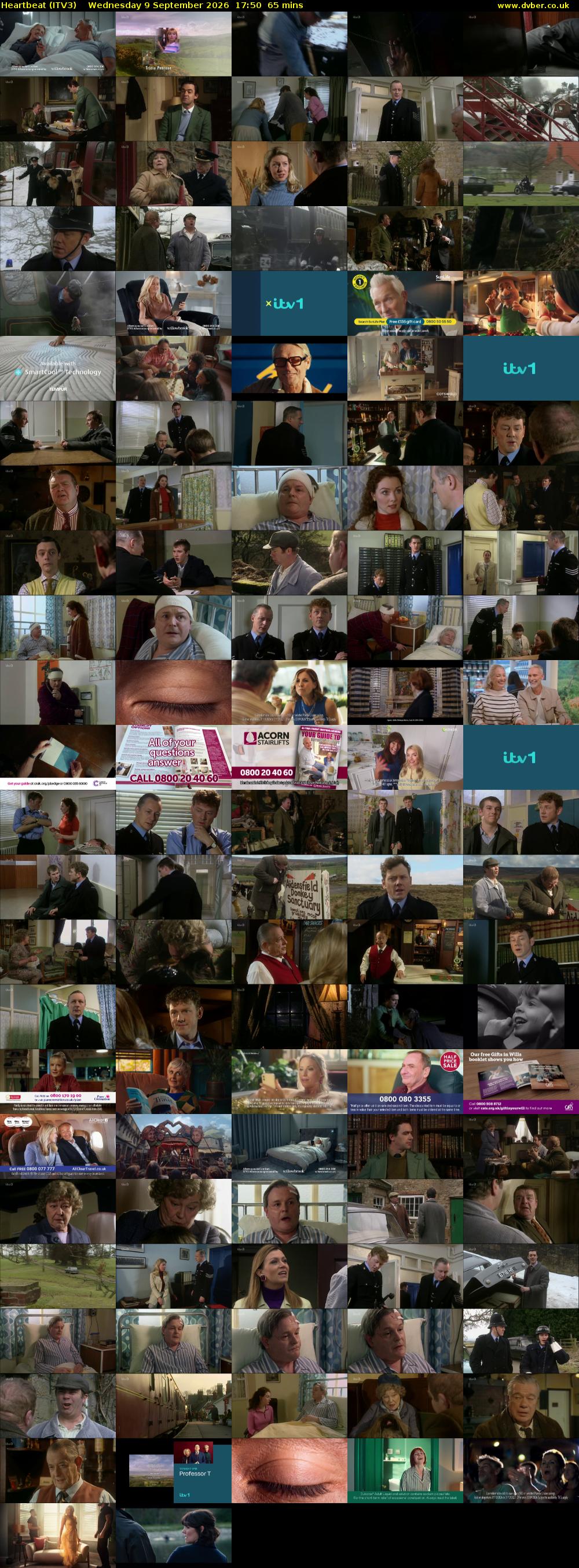 Heartbeat (ITV3) Wednesday 9 September 2026 17:50 - 18:55