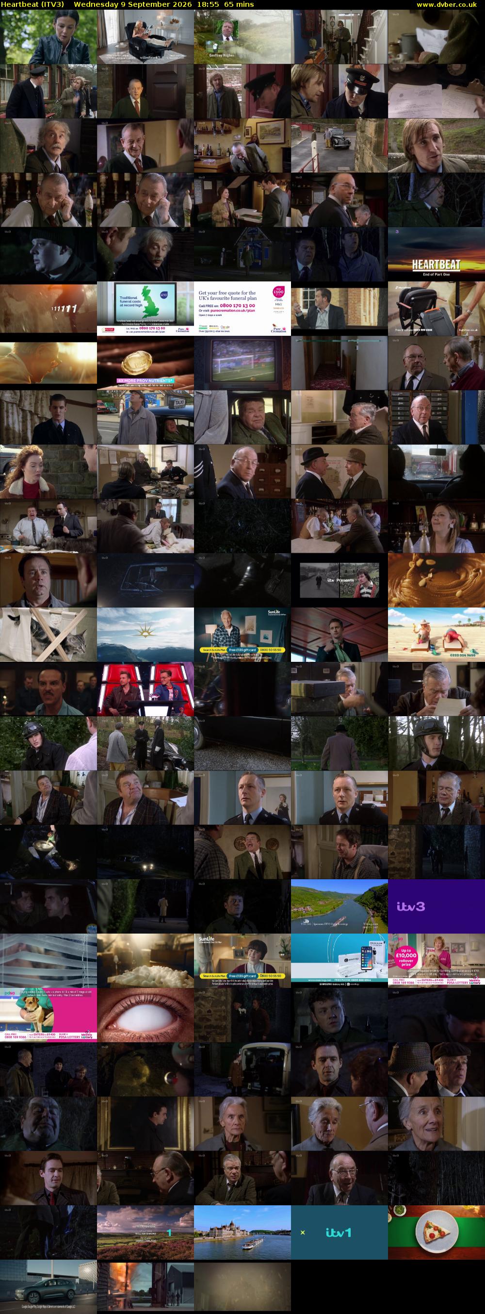 Heartbeat (ITV3) Wednesday 9 September 2026 18:55 - 20:00