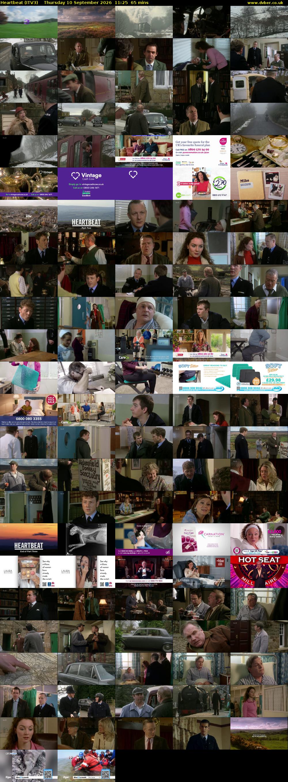 Heartbeat (ITV3) Thursday 10 September 2026 11:25 - 12:30
