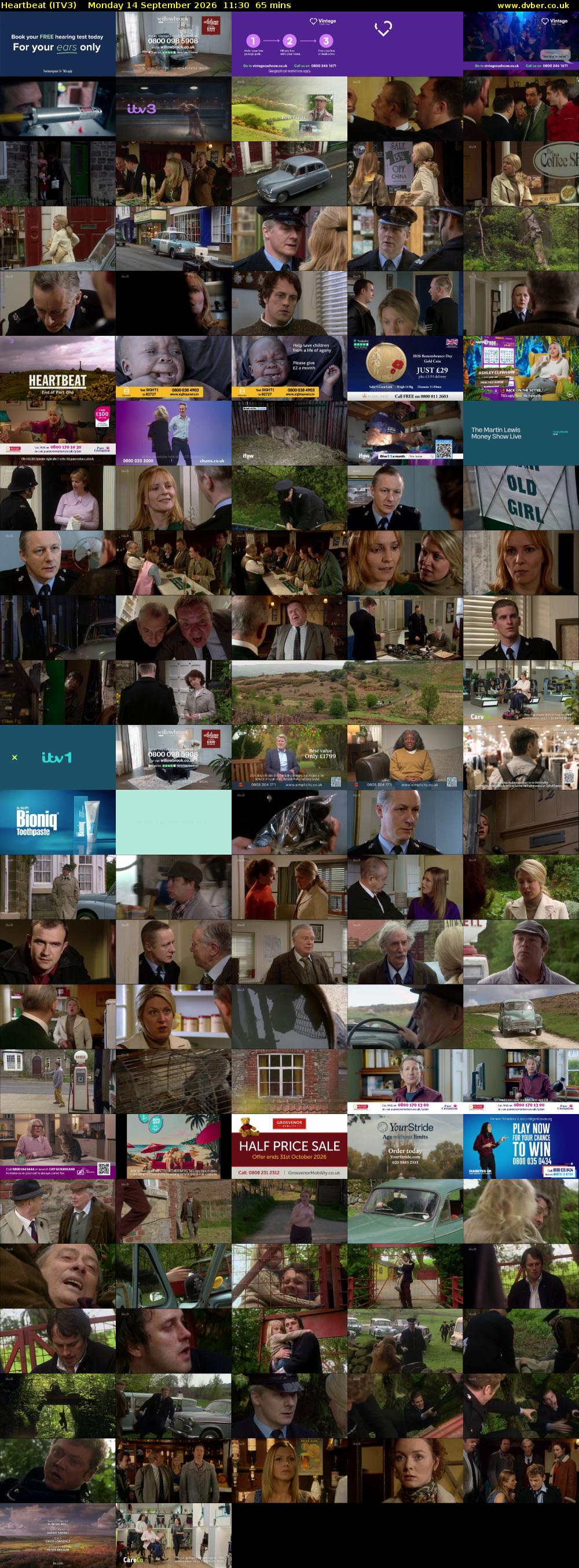 Heartbeat (ITV3) Monday 14 September 2026 11:30 - 12:35