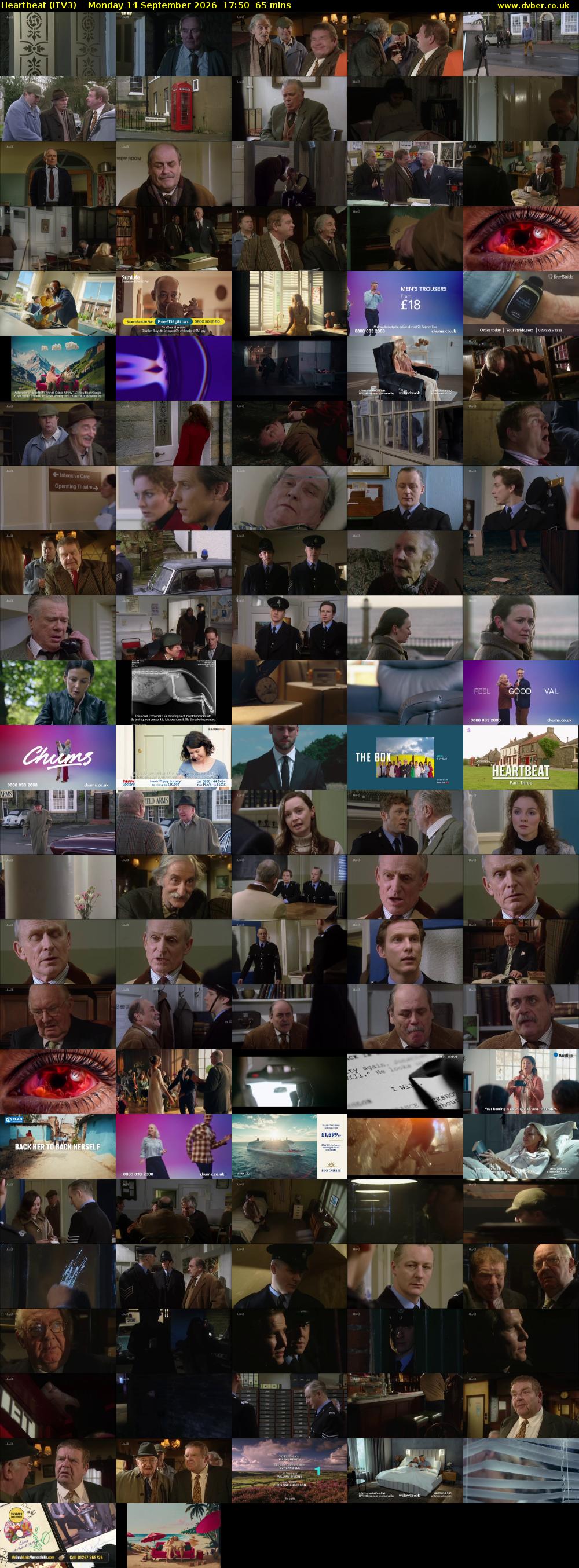 Heartbeat (ITV3) Monday 14 September 2026 17:50 - 18:55