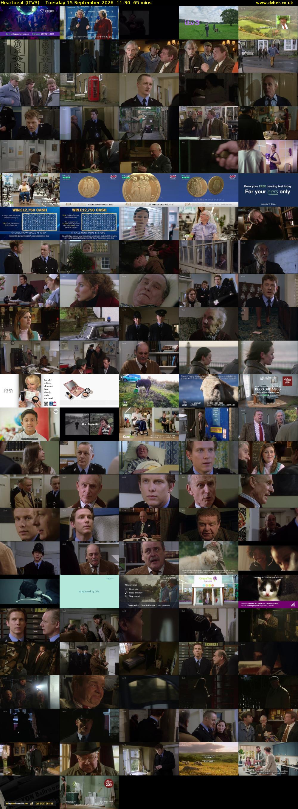 Heartbeat (ITV3) Tuesday 15 September 2026 11:30 - 12:35