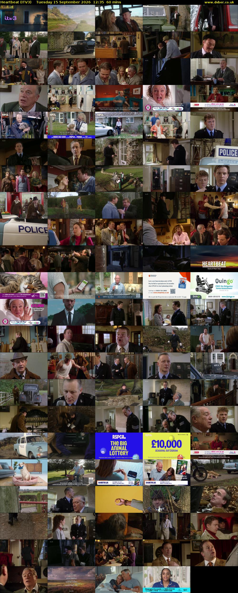 Heartbeat (ITV3) Tuesday 15 September 2026 12:35 - 13:35