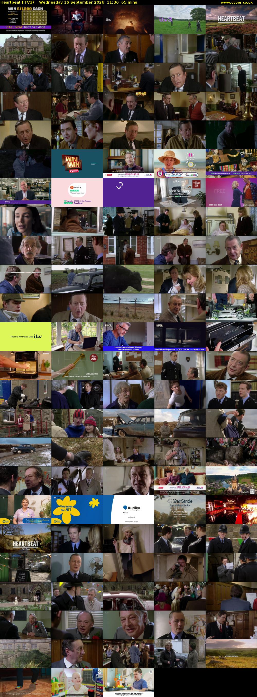 Heartbeat (ITV3) Wednesday 16 September 2026 11:30 - 12:35