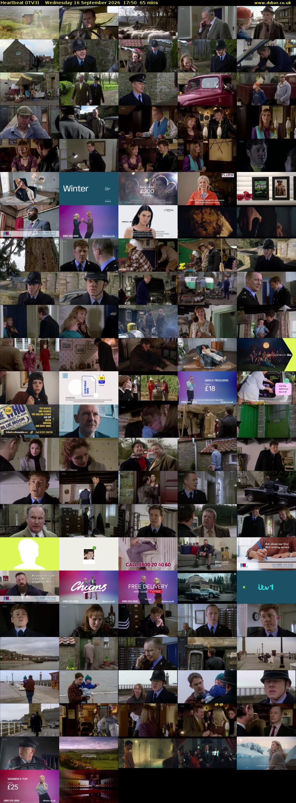 Heartbeat (ITV3) Wednesday 16 September 2026 17:50 - 18:55