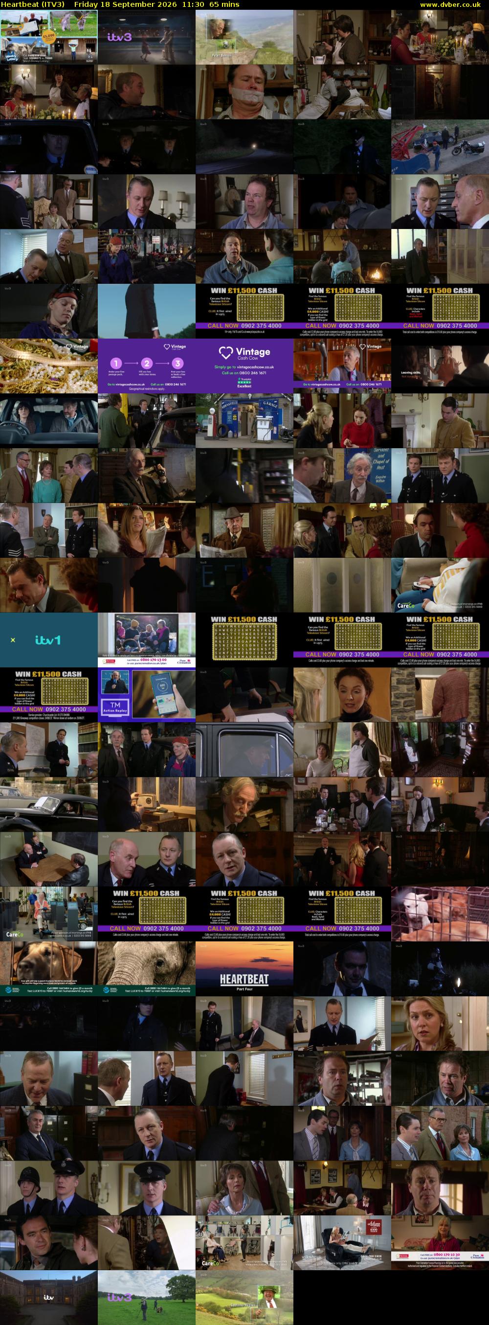 Heartbeat (ITV3) Friday 18 September 2026 11:30 - 12:35