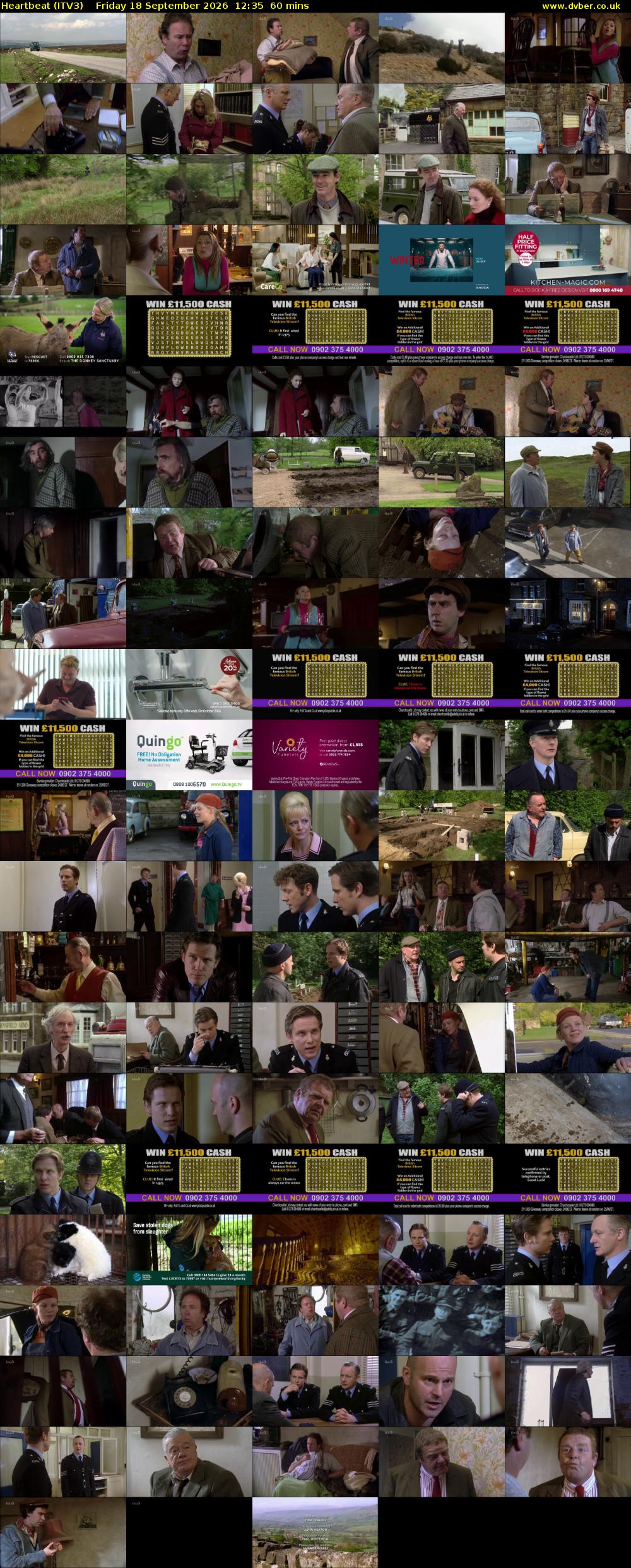 Heartbeat (ITV3) Friday 18 September 2026 12:35 - 13:35