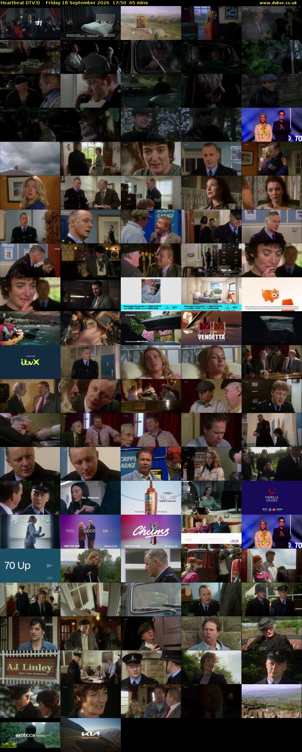 Heartbeat (ITV3) Friday 18 September 2026 17:50 - 18:55