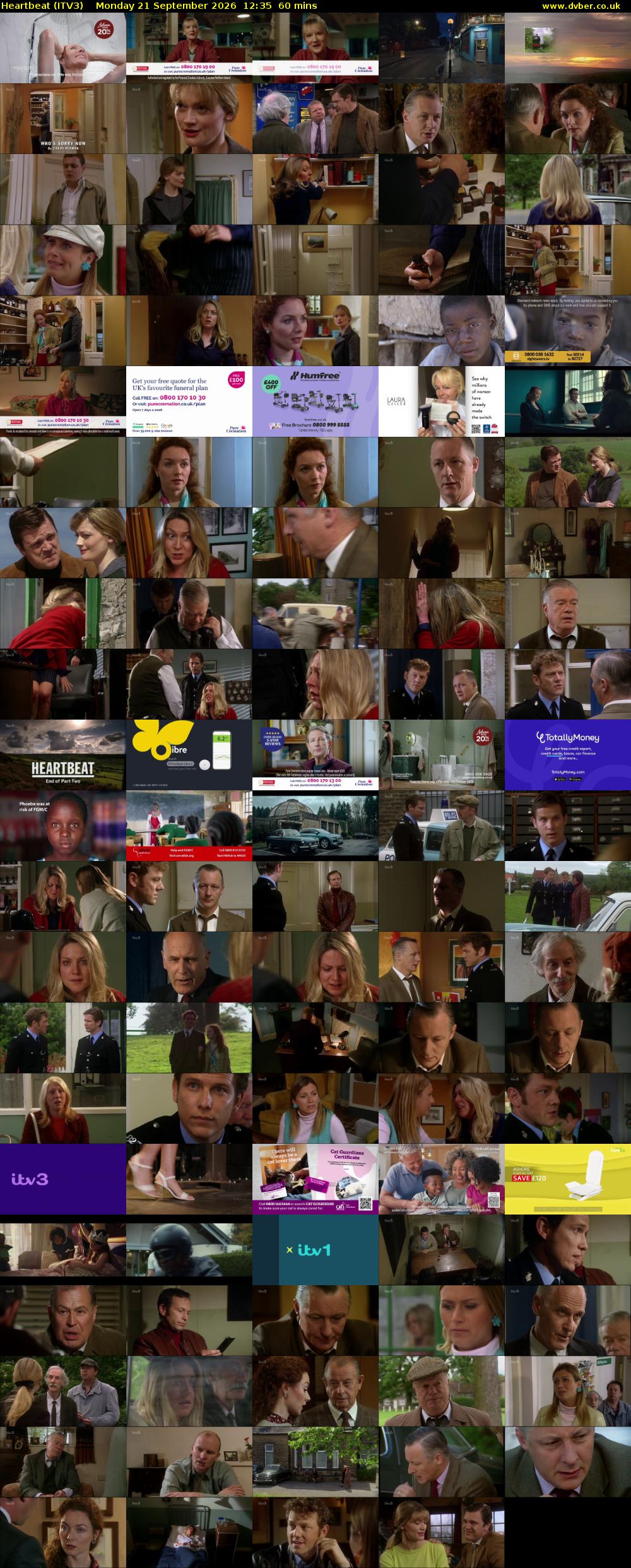 Heartbeat (ITV3) Monday 21 September 2026 12:35 - 13:35