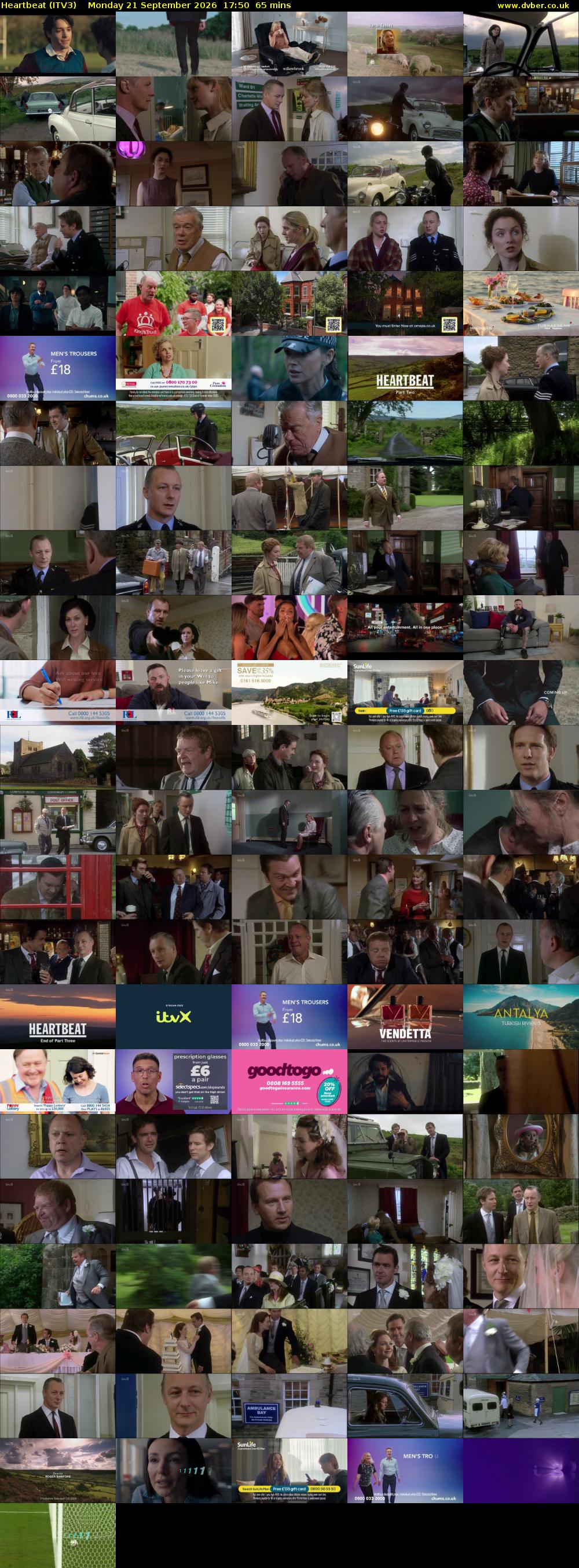 Heartbeat (ITV3) Monday 21 September 2026 17:50 - 18:55