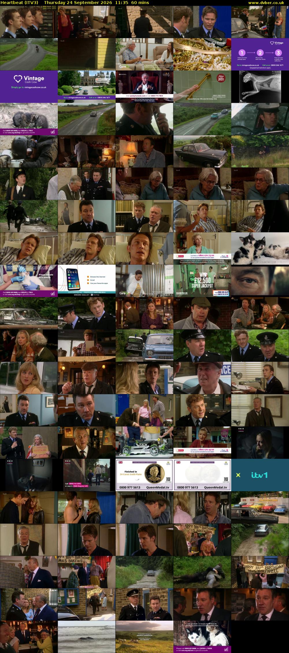 Heartbeat (ITV3) Thursday 24 September 2026 11:35 - 12:35