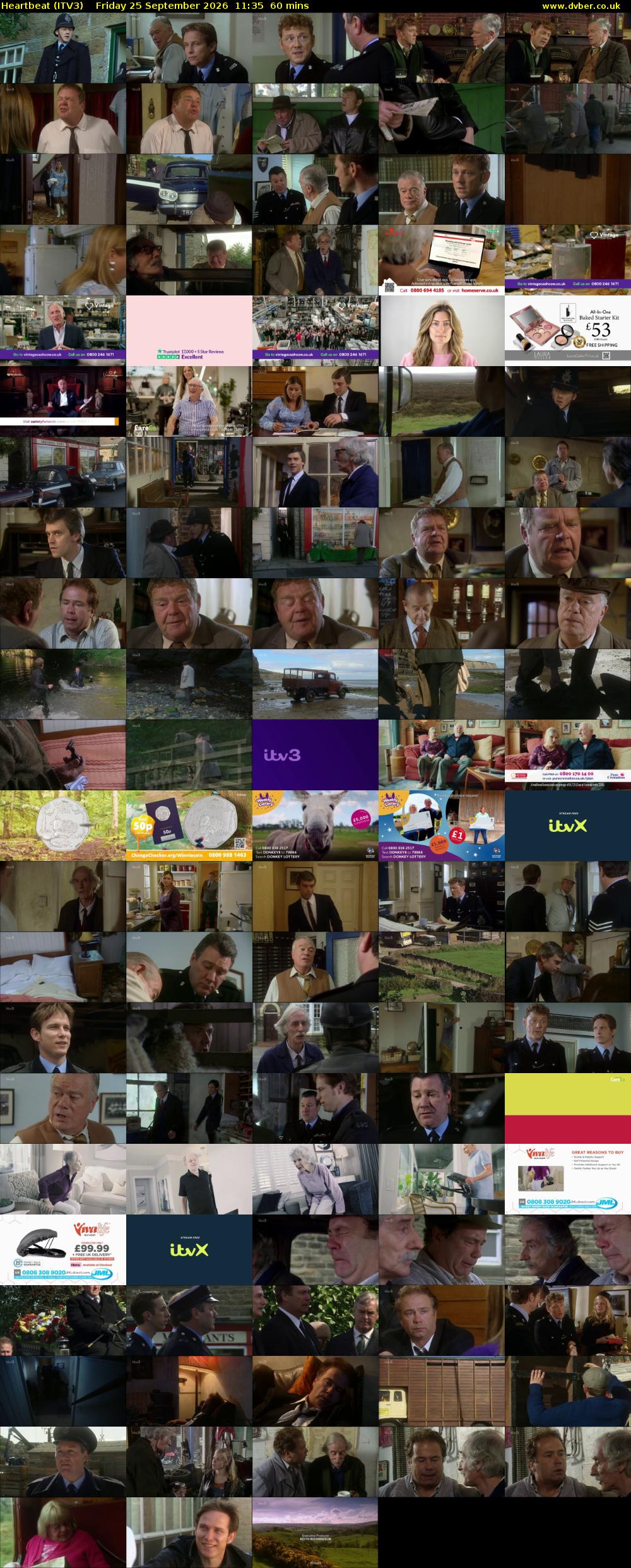 Heartbeat (ITV3) Friday 25 September 2026 11:35 - 12:35