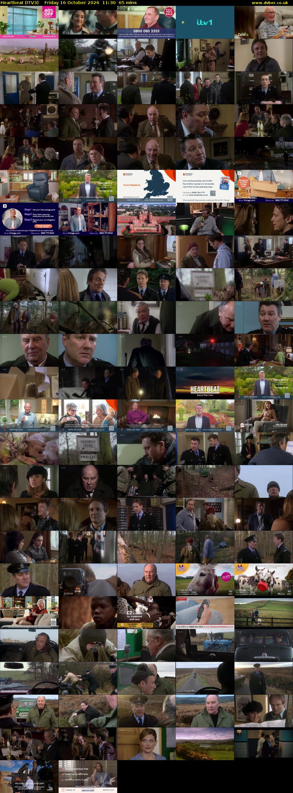 Heartbeat (ITV3) Friday 16 October 2026 11:30 - 12:35