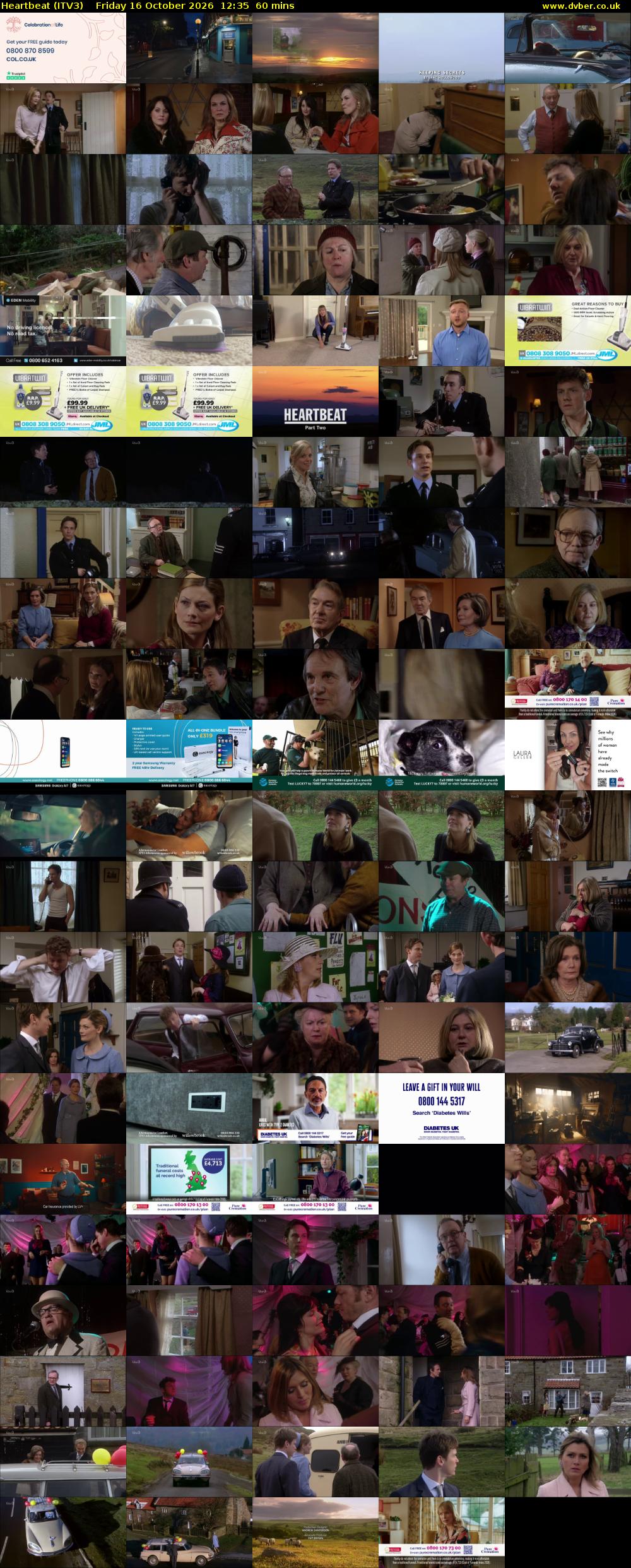 Heartbeat (ITV3) Friday 16 October 2026 12:35 - 13:35