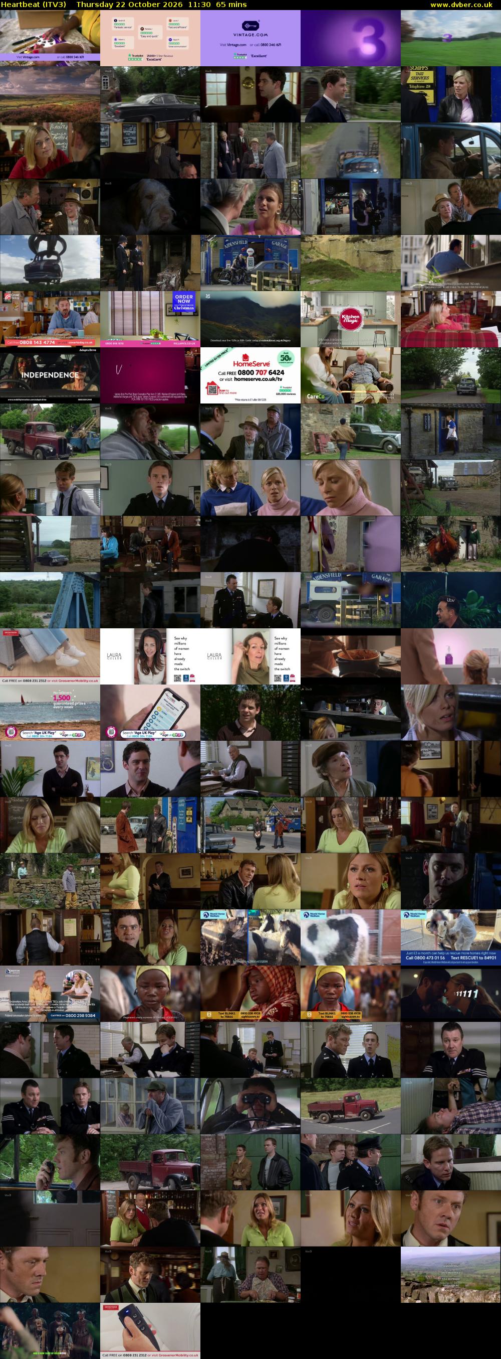 Heartbeat (ITV3) Thursday 22 October 2026 11:30 - 12:35