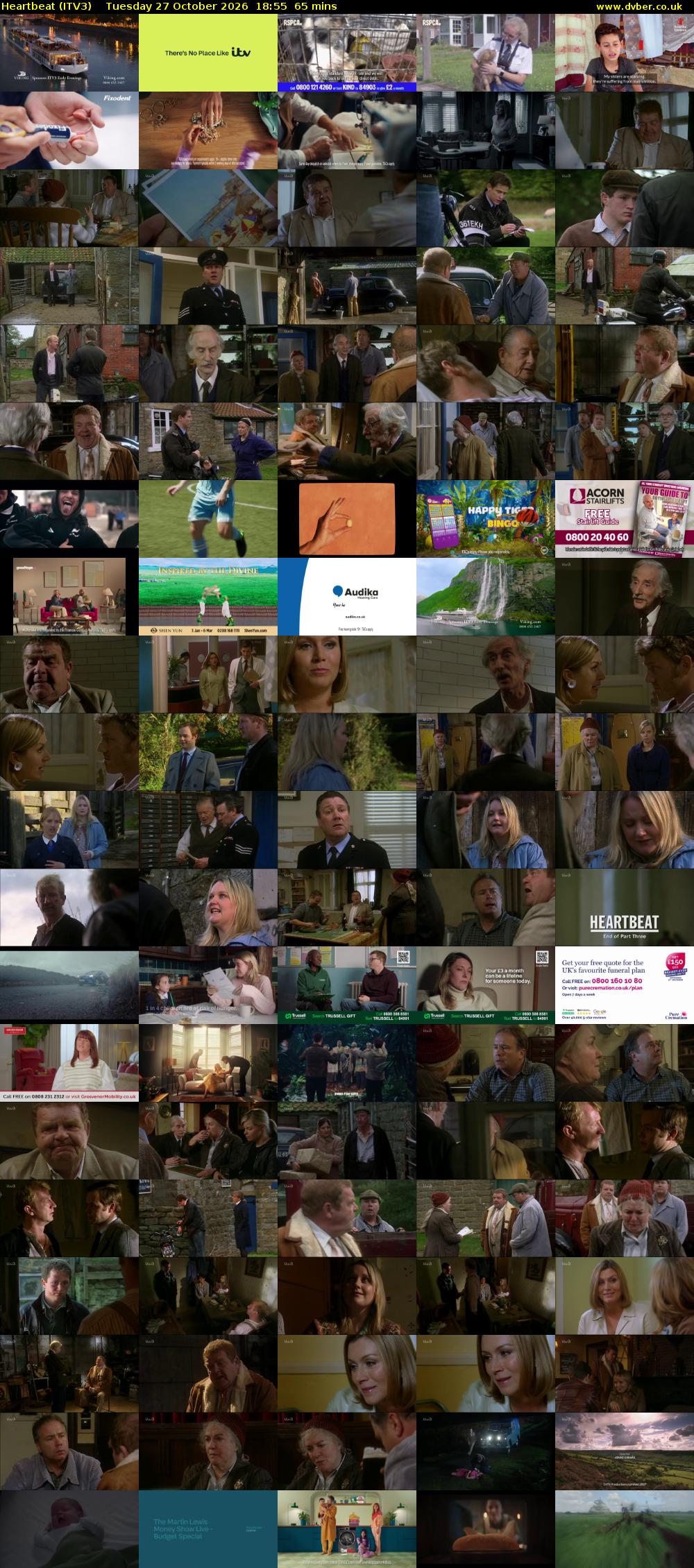 Heartbeat (ITV3) Tuesday 27 October 2026 18:55 - 20:00
