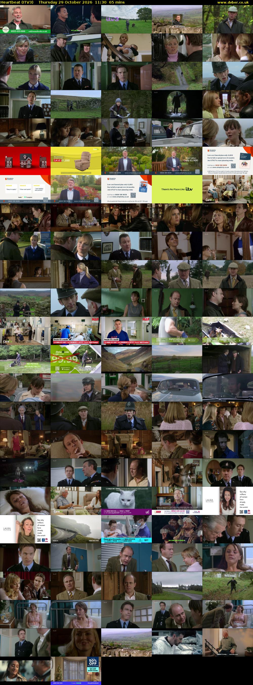 Heartbeat (ITV3) Thursday 29 October 2026 11:30 - 12:35