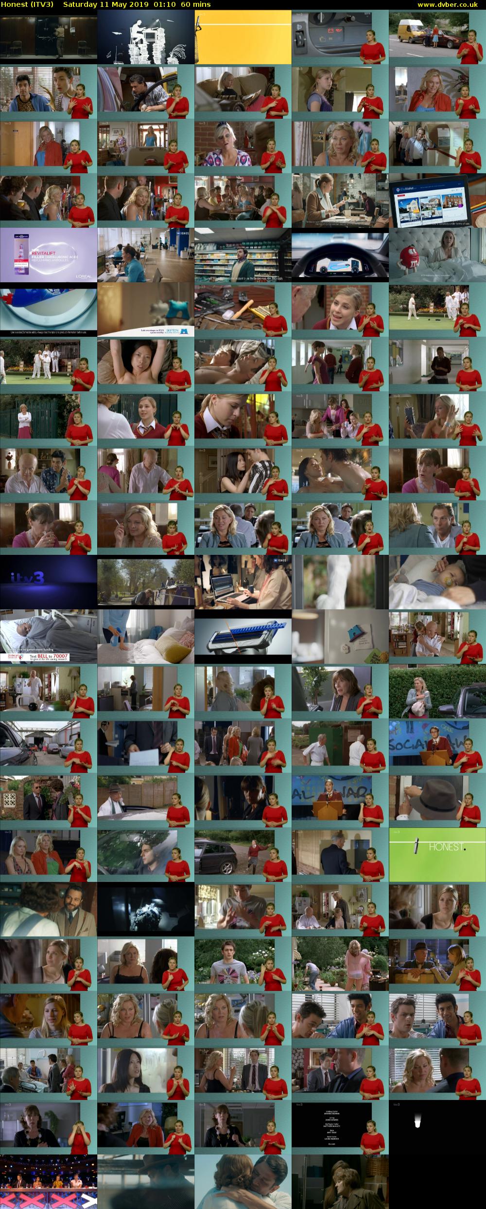 Honest (ITV3) Saturday 11 May 2019 01:10 - 02:10